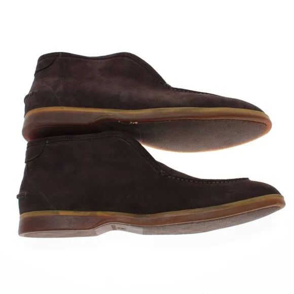 Di Bianco NWB Fidenza Suede Chukka Half Boots Size 42.5 (US 9.5) in Solid Brown